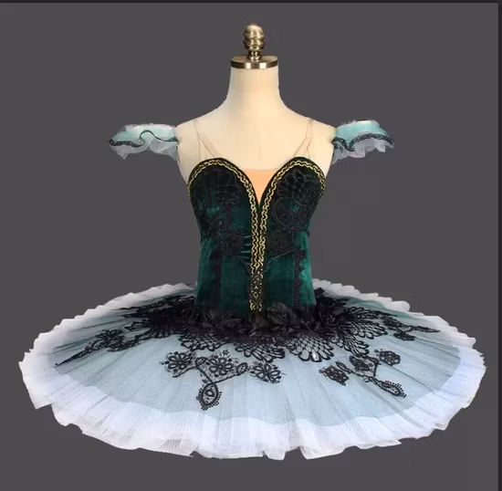 High Quality Custom Size and Color Women Adult Blue Performance Tutu Professional Ballet Stage Costume