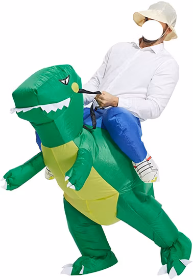 Inflatable Halloween Costumes, Inflatable Dinosaur Costume for Adults